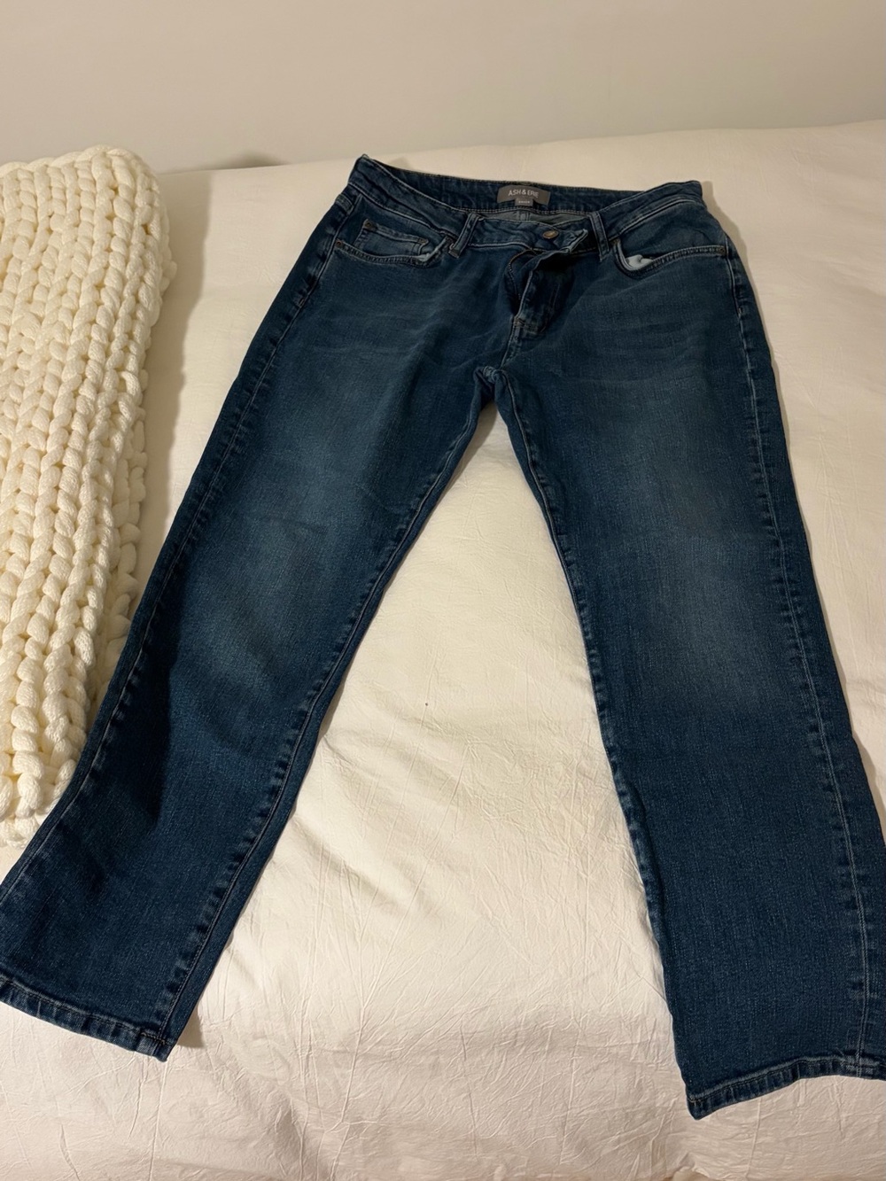 Men's Straight Jeans - Dark Blue